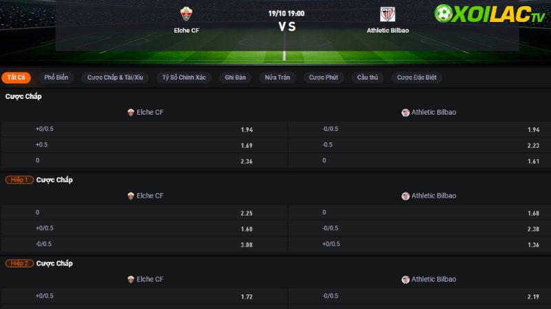 Elche vs Bilbao