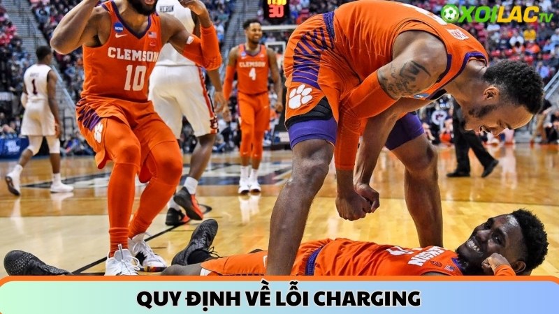 Quy định về lỗi charging trong bóng rổ